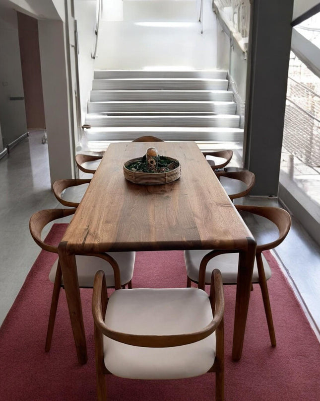 Dining Table, Live Edge Dining Table, Kitchen Table, Wood Table, Walnut Table, Modern Table, Modern Wood Dining Table, Handcrafted