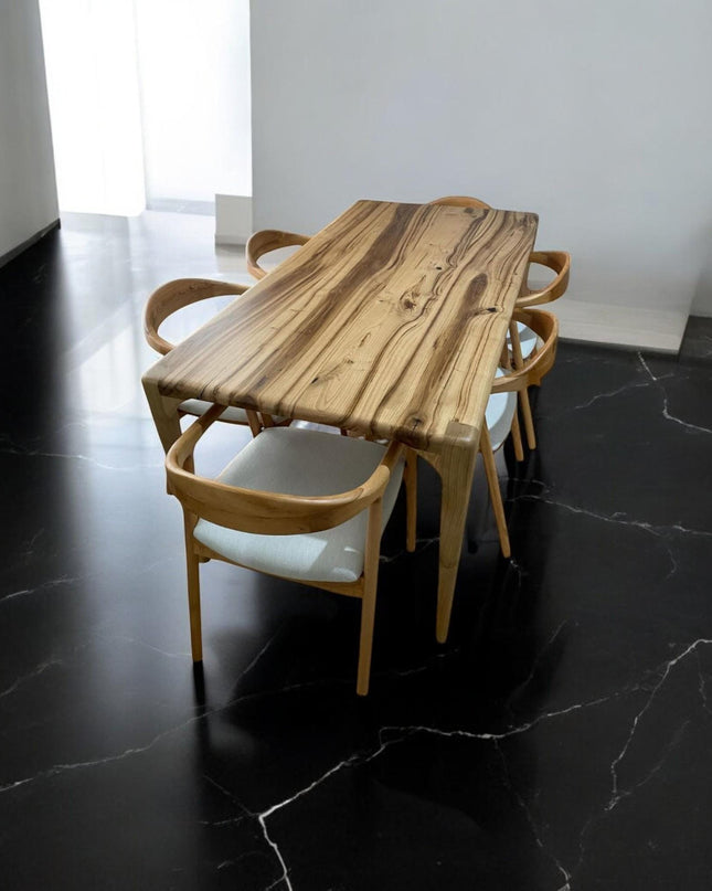 Wooden Kitchen Table, Live Edge Walnut Dining Table, Farmhouse Kitchen Table, Walnut Wood Dining Table,  Wood Table, Walnut Table