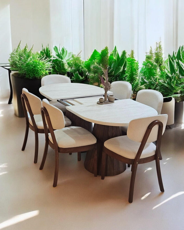 Extendable Wood Dining Table – Modern Mid-Century Design For Dining Rooms, Expandable Kitchen Table, Expandable Dining Table