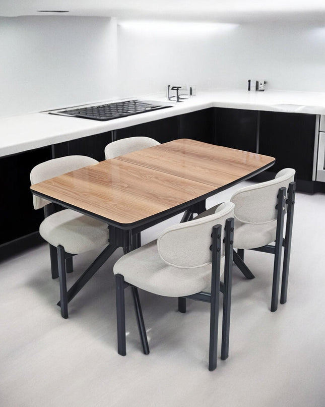 Extendable Wood Dining Table – Modern Mid-Century Design For Dining Rooms, Expandable Kitchen Table, Expandable Dining Table