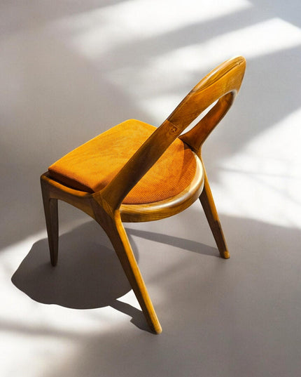 Wooden Dining Chair, Chairs for Living Room, Modern Dining Chair, Walnut Dining Chair, Kitchen Table Chairs, Dining Chair with Wooden Arms