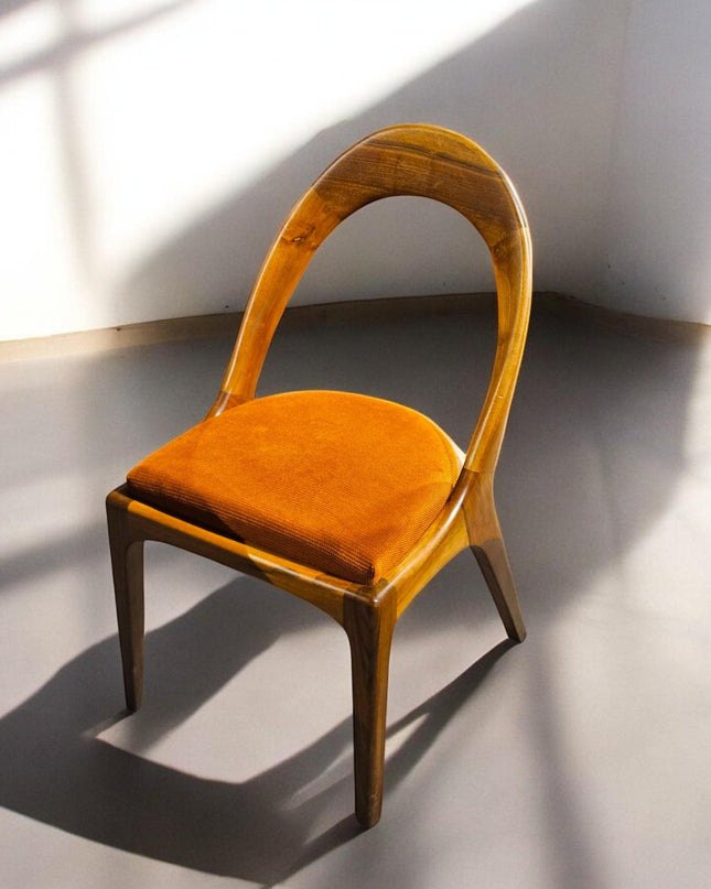 Wooden Dining Chair, Chairs for Living Room, Modern Dining Chair, Walnut Dining Chair, Kitchen Table Chairs, Dining Chair with Wooden Arms