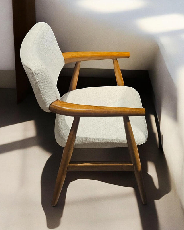 Wooden Dining Chair, Rattan Dining Chair, Modern Dining Chair, Chairs for Living Room, Kitchen Table Chairs, Dining Chair with Wooden Arms