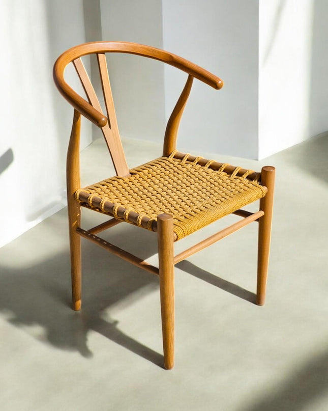 Rattan Dining Chair, Chairs for Living Room, Modern Dining Chair, Beech Tree Dining Chair, Kitchen Table Chairs, Dining Chair with Wooden