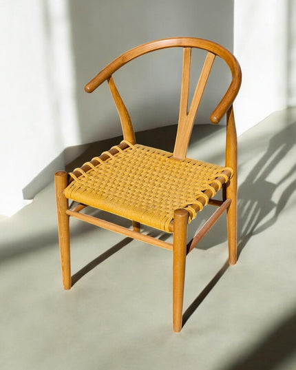 Rattan Dining Chair, Chairs for Living Room, Modern Dining Chair, Beech Tree Dining Chair, Kitchen Table Chairs, Dining Chair with Wooden