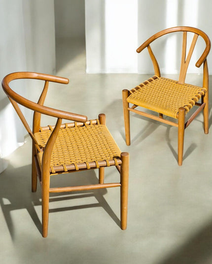 Rattan Dining Chair, Chairs for Living Room, Modern Dining Chair, Beech Tree Dining Chair, Kitchen Table Chairs, Dining Chair with Wooden