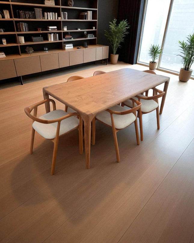 Live Edge Walnut Dining Table: Handcrafted Rustic Modern Design