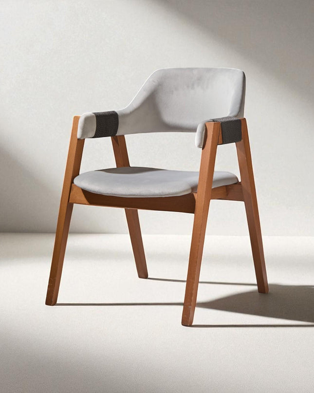 Handmade Solid Wood Dining Chair, Modern Kitchen & Living Room Chair Wooden Armchair