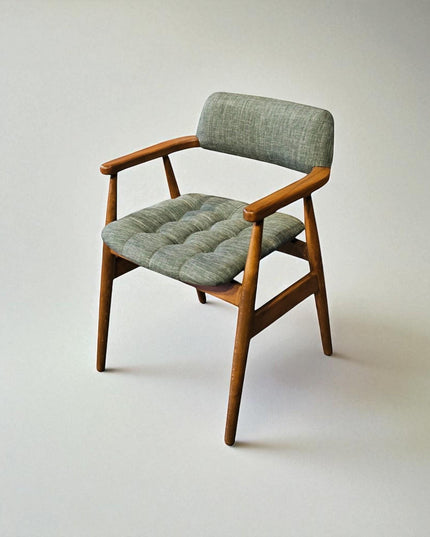 Handmade Solid Wood Dining Chair, Modern Kitchen & Living Room Chair Wooden Armchair