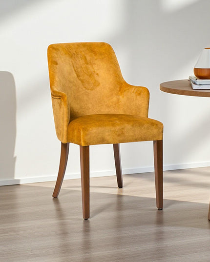 Handcrafted Solid Wood Dining Chair: Modern Kitchen & Living Room