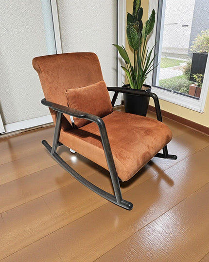 Handmade Wooden Rocking Chair: Peaceful Reading Nook Rocker