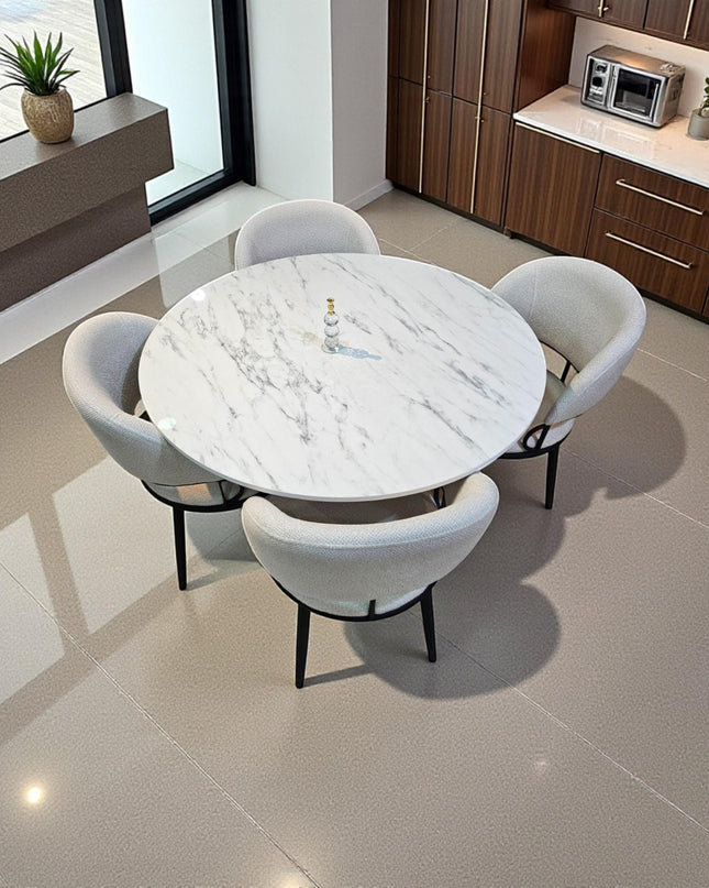 Handmade Round Dining Table: Wood Kitchen Furniture, Custom Sizes