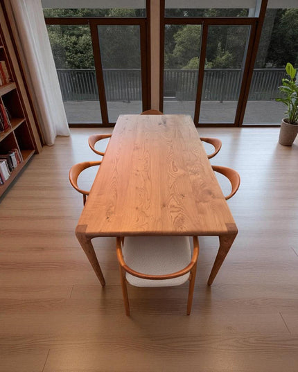 Handcrafted Live Edge Walnut Dining Table: Rustic Modern Kitchen