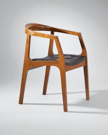 Handmade Solid Wood Dining Chair, Modern Kitchen & Living Room Chair Wooden Armchair