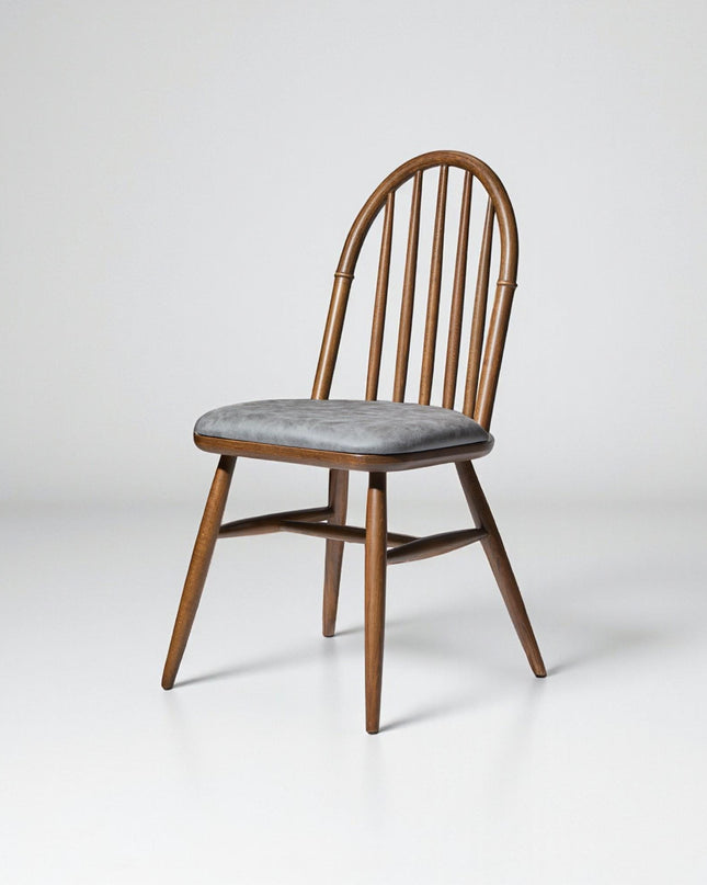 Handmade Wooden Dining Chair with Arms: Modern Kitchen & Living Room Seating
