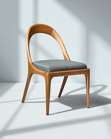 Modern Dining Chair with Wooden Arms – Stylish Kitchen & Living Room Seating