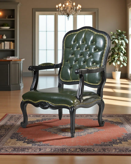 Handmade Bergère – Solid Wood Frame with Comfortable Upholstery, Elegant Turkish Design