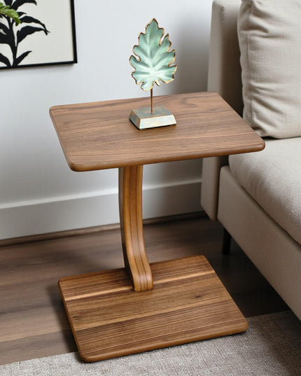 C Shaped Coffee Table: Modern Laptop Stand, Living Room Side Table