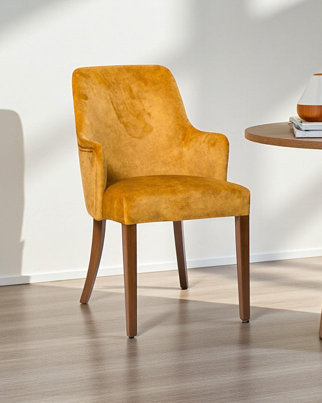 Handcrafted Solid Wood Dining Chair: Modern Kitchen & Living Room Seating