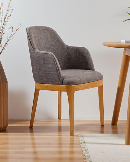 Handcrafted Solid Wood Dining Chair: Modern Kitchen & Living Room