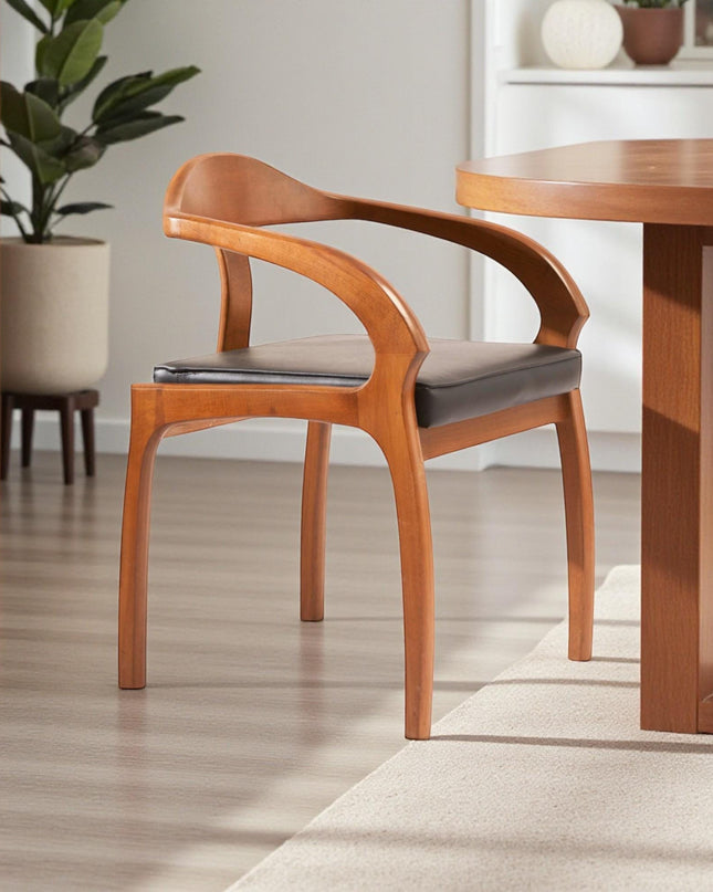 Handcrafted Solid Wood Dining Chair: Modern Kitchen & Dining Room Seating